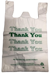 เสื้อยืดช้อปปิ้งพลาสติกเสื้อยืดพิมพ์โลโก้ที่กำหนดเอง - Product Image 5
