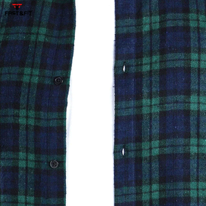 Profesional hecho 100% algodón logotipo personalizado nueva moda deportes al aire libre moda hombres Camisa de franela - Product Image 5