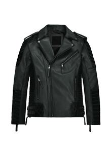 Veste en cuir pour homme au design unique, service OEM, marque privée, col montant, imperméable et respirante, collection 2026 - Product Image 2