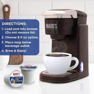 Cápsulas de Café Colombiano Maud's, 18 unidades, Origen Único, Café de Tueste Medio en Cápsulas Individuales – Café 100% Arábica - Product Image 2