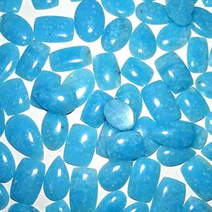 100% Natural cielo azul hemimorfita piedra preciosa suelta hermoso cabujón piedra preciosa suelta Natural piedra preciosa suelta uso fabricación de joyas - Product Image 4