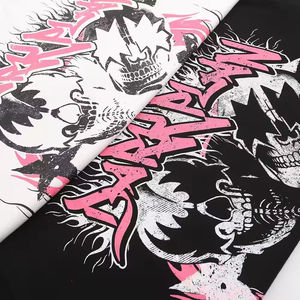 Camisetas de algodón 100% de peso pesado para hombre Diseño de hombro caído con tela de punto con logotipo personalizado impreso de alta calidad - Product Image 3