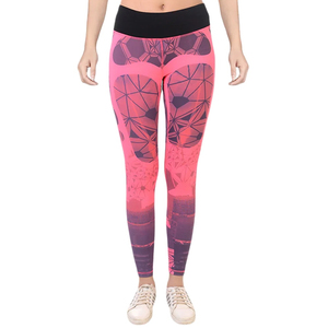 2025 personnalisé taille haute dames Leggings nouveau Design Sublimation impression pour entraînement/tenue décontracté haute qualité Yoga Leggings - Product Image 3