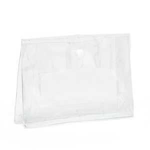Purse Style Soft Vinyl Pocket <b>Bags</b> with Transparent Pattern - Product Image 4