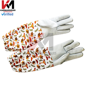 Gants d'apiculture de haute qualité à manches longues, entièrement en cuir de vachette, respirants, anti-piqûres, gants en cuir d'apiculteur - Product Image 3