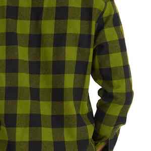 Chemises pour hommes en flanelle à carreaux lourdes en gros, mode automne, streetwear, vintage, respirantes - Product Image 4