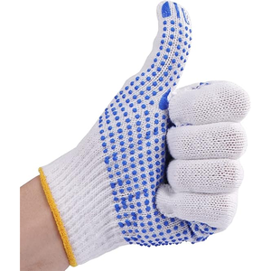 Vente en gros Bijoux blancs extensibles respirants Cérémonie en nylon Gants de travail en coton avec bande uniforme - Product Image 2