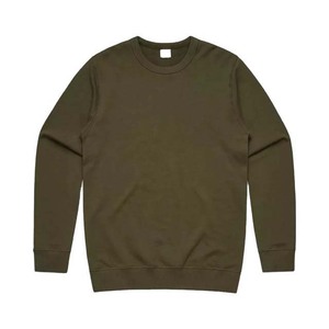 100% coton hiver Vintage OEM pull en éponge français personnalisé col rond sweats à capuche brodés hommes 300GSM haute qualité teint uni - Product Image 3