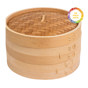 Cesta Vaporera de Bambú Natural con Soporte para Olla, Ecológica, Ligera y Duradera para una Cocción Saludable al Vapor - Product Image 6