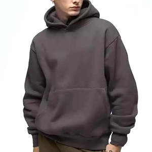 Sweats à capuche en molleton épais 100 % coton pour homme avec logo imprimé personnalisé - Imperméable et écologique - Product Image 4