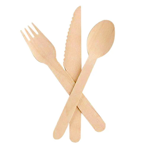 ช้อนไม้ดีไซน์คลาสสิกสำหรับตกแต่งห้องครัวร้านอาหารและโรงแรมมีดดีไซน์ธรรมชาติพร้อมทาสีตกแต่ง - Product Image 3