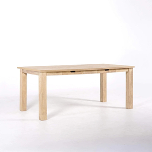 Juego de mesa de comedor de madera maciza con mango moderno, forma elegante para el hogar, oficina, hotel, escuela o restaurante, centro comercial o gimnasio - Product Image 2