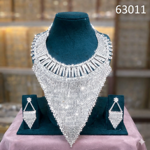 Conjunto de Joyería de Cobre para Boda, Incluye Collar, Aretes, Anillo y Pulsera, Colección de Joyería de Moda - Product Image 4