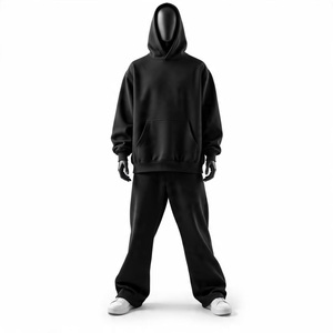 Wholesale Fully Customized Plus Size Eco-Friendly 100% Cotton <b>Mens</b> Tracksuits Premium Quality 2025 New Trending Design Hooded - Product Image 3