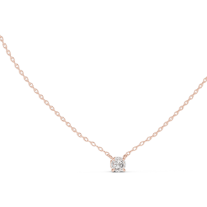 สร้อยคอเพชร CVD 0.5 กะรัต ผลิตในห้องปฏิบัติการ ระดับความสะอาด VVS-VS สี EF ทอง 18KT, 14KT สีเหลือง, สีโรสโกลด์, สีขาว  เครื่องประดับอันหรูหรา - Product Image 3