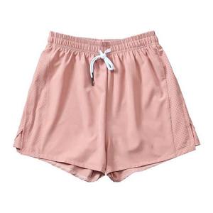 Workout Quick Dry Women's Breathable Clothing From Pakistan <b>Elastic</b> <b>Waist</b> OEM Custom Design Polyester Spandex Women's Shorts - Product Image 1