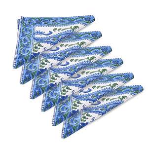 BLOCKS of INDIA Hand Block Print Servilleta de mesa de algodón Color 2 Servilletas y accesorios - Product Image 4