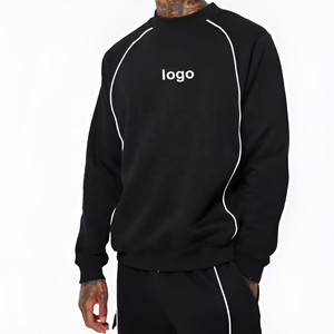 เซ็ต2ชิ้นแบบกำหนดเองสำหรับผู้ชายชุดวอร์มกางเกงมีฮู้ดสำหรับใส่วิ่ง - Product Image 4