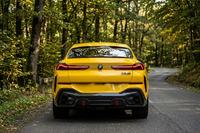 Difusor Trasero de Fibra de Carbono Estilo LD y Puntas de Escape para BMW X6 G06 M Sport, Kit de Carrocería Trasero 2019+