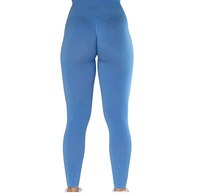 Leggings de sport décontractés pour femmes, taille mi-haute, séchage rapide, respirants, sans coutures, en polyester et élasthanne