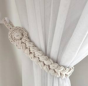 Curtain Tie Backs Braided Design for Home Decor - Product Image 1