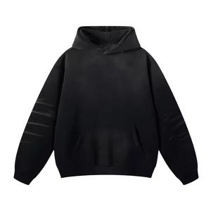 Sweat à capuche unisexe en molleton épais/éponge française de haute qualité, respirant et à séchage rapide, coupe classique, idéal pour l'hiver - Product Image 6