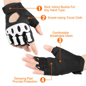 Gants de cyclisme de course respirants de haute qualité pour adultes Gants demi-doigts de protection d'escalade d'hiver - Product Image 3