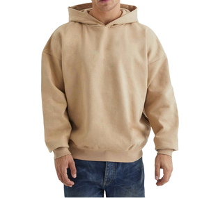 Sudadera con Capucha de 400 g/m², Diseño de Dibujos Animados, Color Sólido, Personalizada, 100% Algodón, Felpa, para Hombre, Invierno, Corte Regular, Transpirable - Product Image 1