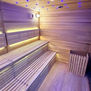 Sauna Tradizionale Grande per Esterni in Cedro Rosso, Sauna a Vapore Tradizionale per Casa, Vendita Calda - Product Image 4