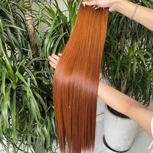 Extensiones de cabello de trama recta de hueso 100% de Vietnam, paquete de cabello humano crudo estilo encaje de alta calidad, precio al por mayor de fábrica, tipo a granel - Product Image 2