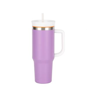 Taza de Viaje Aislada de Doble Pared de 40 Oz, Taza de Acero Inoxidable con Aislamiento al Vacío de 40 Oz con Asa - Product Image 2