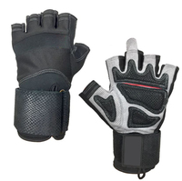 Guantes Deportivos de Medio Dedo de Gamuza para Levantamiento de Pesas, Gimnasio, Uso en Exteriores, Logotipo Personalizado - Precio Competitivo Directo de Fábrica, Entrega Rápida