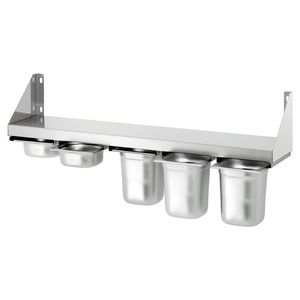Étagère à épices murale 5x1/6GN, solution de rangement pratique et élégante - Product Image 1