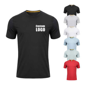 Fast Stock Impreso Bamboo Compression Camisetas para hombres 100% Algodón Hombres Ecológico Camiseta de entrenamiento de manga corta Moda al por mayor \ - Product Image 5