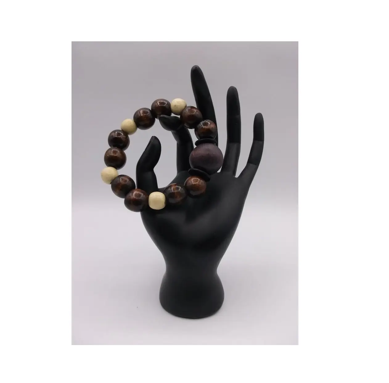 Braccialetti di perline di legno indiano bracciali da donna bracciali da donna design unico personalizza le dimensioni di buona qualità miglior prezzo