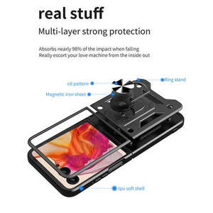 Supporto ad Anello Premium con Magnete per Moto Razr Plus 2025, Colore Nero - Product Image 3