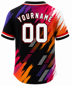 Maillot de baseball Sinewy personnalisé avec nom et numéro, impression par sublimation, évacuation de l'humidité, unisexe, adulte, manches courtes, toutes saisons - Product Image 3