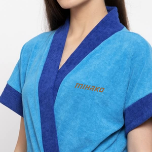 Bata de Baño de Algodón de Lujo Tipo Waffle para Hotel, Talla XL, Camisón para Hombre, Satén de Alta Calidad Hecho en Pakistán, Precio Competitivo - Product Image 5