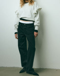 Sudadera extragrande Lisa OEM de alta calidad para mujer Sudadera extragrande de talla grande con cuello redondo hecha a medida para mujer - Product Image 1