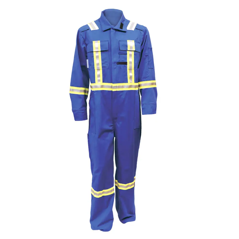 New Style High Visibility Workwear Safety Working Suit High Manufacturer Fire-resistant Workwear Safety Coverall