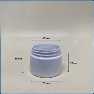 ขวดเครื่องสำอางพลาสติก PET ขนาด50มล. พร้อมฝาปิดสำหรับครีมบำรุงผิวผลิตในเวียดนาม - Product Image 2