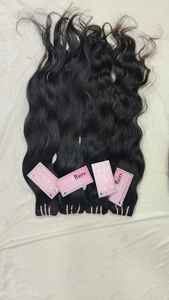 Extensiones de cabello humano sin procesar indio de alta calidad Embalaje personalizado disponible para Drop Shipping Jerry Hair Exports - Product Image 4