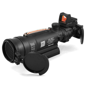 Mira Táctica Profesional de Metal 3.5x35 con Retícula de Herradura Roja Iluminada con Fibra Óptica, Montaje QD Killflash, Resistente a Impactos, Venta al Por Mayor - Product Image 2