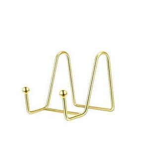 Support de plaque en laiton de conception Simple et nouveau design en laiton brillant poli et personnalisé taille restaurant présentoirs en laiton - Product Image 2