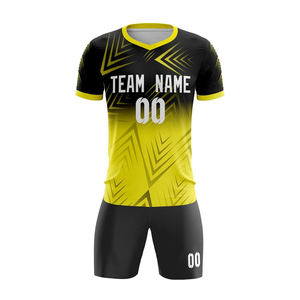 Kit de maillot de football OEM impression par sublimation personnalisée tissu à séchage rapide uniforme de vêtements d'équipe personnalisé approvisionnement direct de l'usine - Product Image 2