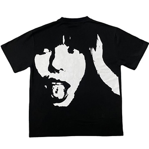 T-shirt 100% coton de haute qualité marque personnalisée grande taille t-shirts imprimés lavés à l'acide pour les femmes quantité minimale de commande bas 240gsm pour l'été - Product Image 1