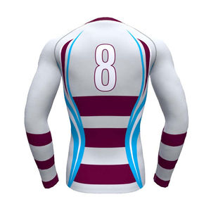 Custom Manufacture Men Wear Rash Guard Breathable Softness Wear Long Sleeves <b>Swim</b> Surfing Rash Guard for Men OEM Service - Product Image 4