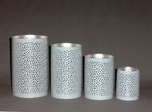 Iron Handmade Home Decor Table Top Decor Christmas Votive <b>Candle</b> <b>Pillar</b> Holder Stand Wedding Decorative Gift Item Etching Work - Product Image 4