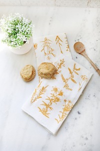 Vente en gros 100% coton torchon de cuisine à séchage rapide imprimé personnalisé sac de farine torchon torchon en lin durable pour la cuisine - Product Image 4