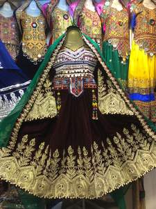 Vestido Kuchi afgano hecho a mano Tribal tradicional bordado mujeres Afghani Kuchi Festival vestido Pashtun cultura - Product Image 5